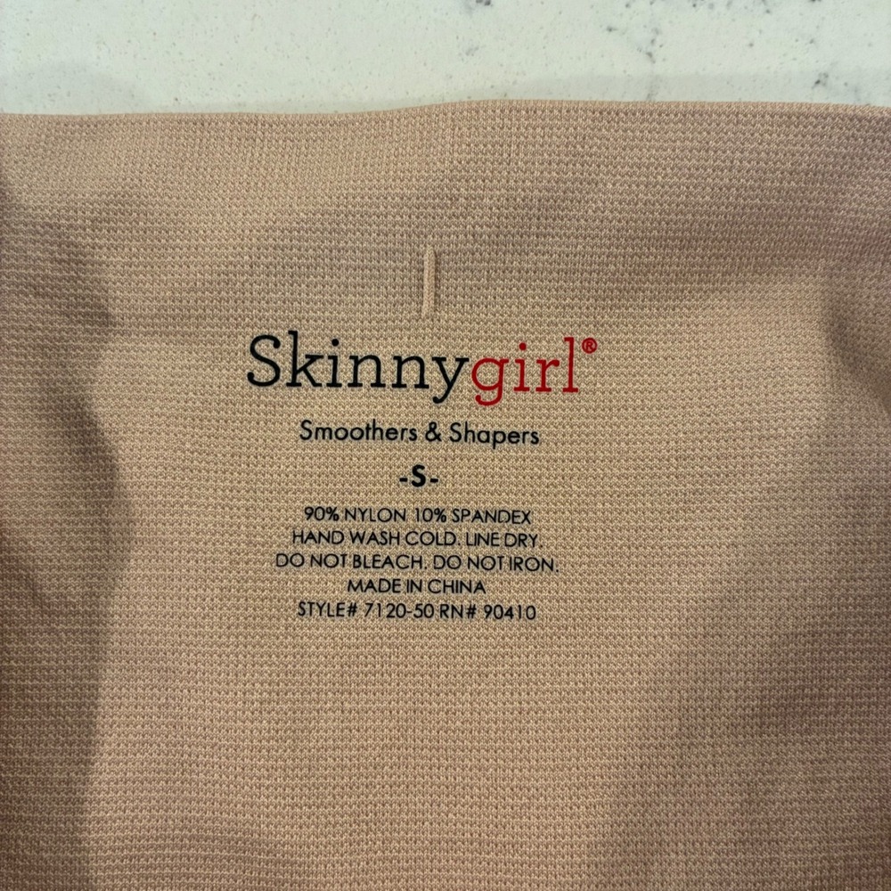Skinnygirl Shapewear S Beige Smoothers & Shapers High Waist Shorts Slimming - Picture 3 of 5